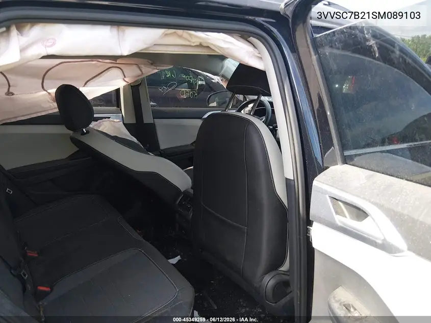 2025 Volkswagen Taos 1.5T Se VIN: 3VVSC7B21SM089103 Lot: 45349259