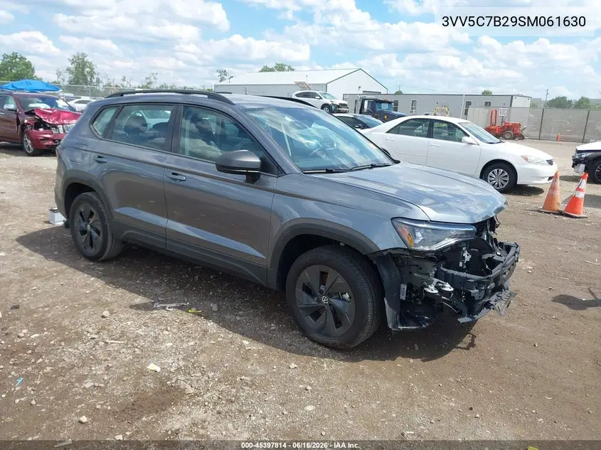 2025 Volkswagen Taos 1.5T S VIN: 3VV5C7B29SM061630 Lot: 45397814