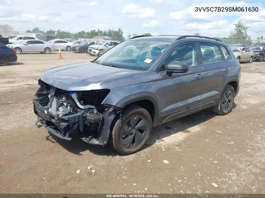 2025 Volkswagen Taos 1.5T S VIN: 3VV5C7B29SM061630 Lot: 45397814