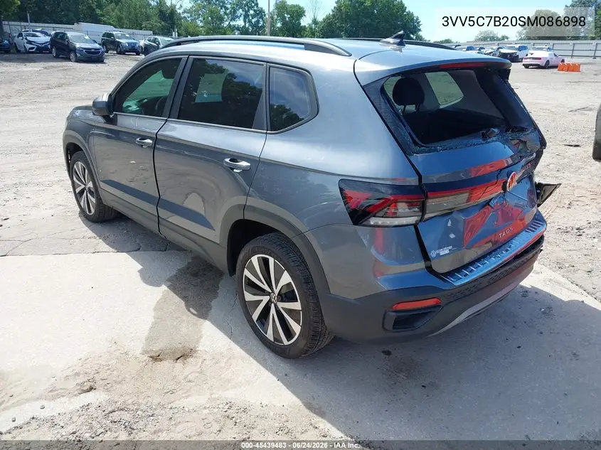 2025 Volkswagen Taos 1.5T S VIN: 3VV5C7B20SM086898 Lot: 45439483