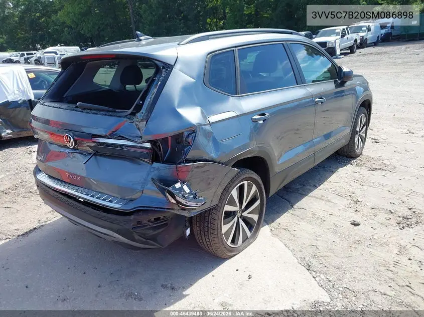 2025 Volkswagen Taos 1.5T S VIN: 3VV5C7B20SM086898 Lot: 45439483