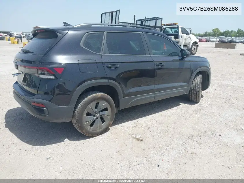 2025 Volkswagen Taos 1.5T S VIN: 3VV5C7B26SM086288 Lot: 45464690