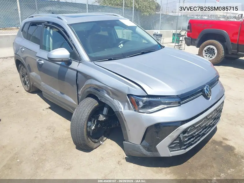 2025 Volkswagen Taos 1.5T Se VIN: 3VVEC7B25SM085715 Lot: 45490187