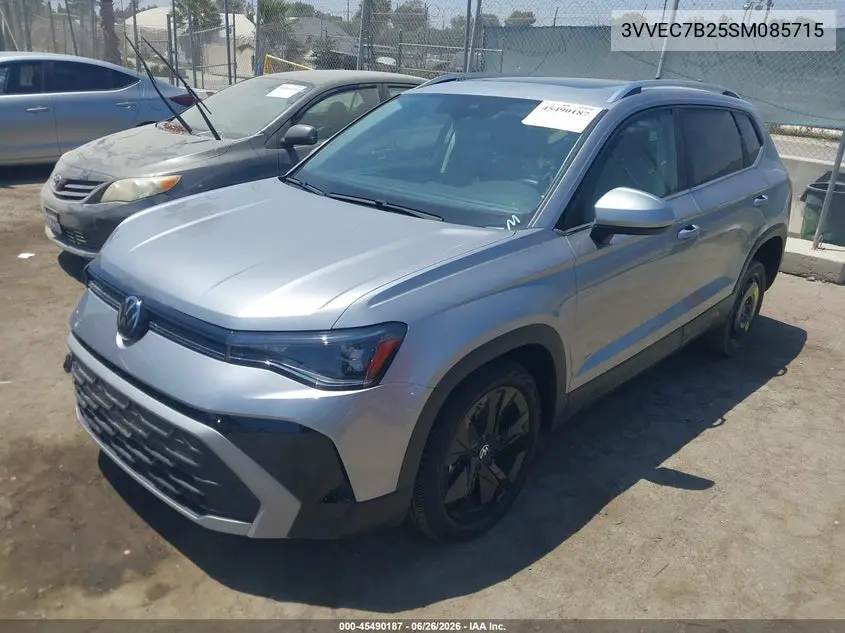 2025 Volkswagen Taos 1.5T Se VIN: 3VVEC7B25SM085715 Lot: 45490187