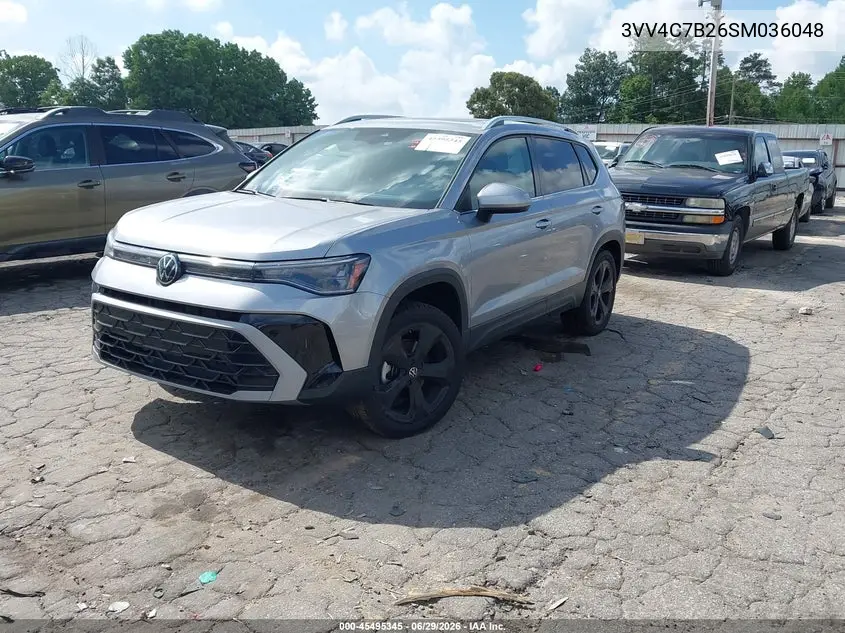 2025 Volkswagen Taos 1.5T Sel VIN: 3VV4C7B26SM036048 Lot: 45495345
