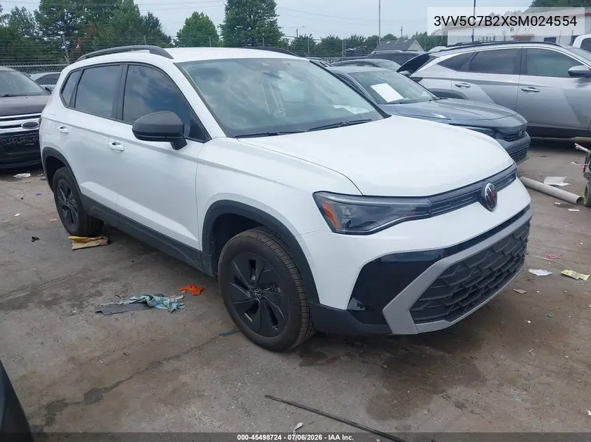 2025 Volkswagen Taos 1.5T S VIN: 3VV5C7B2XSM024554 Lot: 45498724