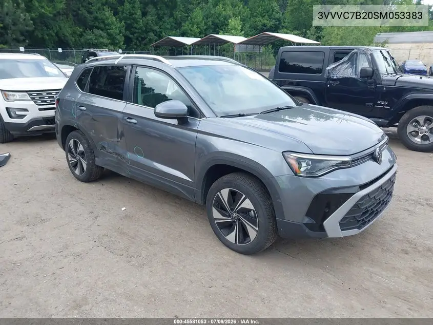2025 Volkswagen Taos 1.5T Se VIN: 3VVVC7B20SM053383 Lot: 45581053