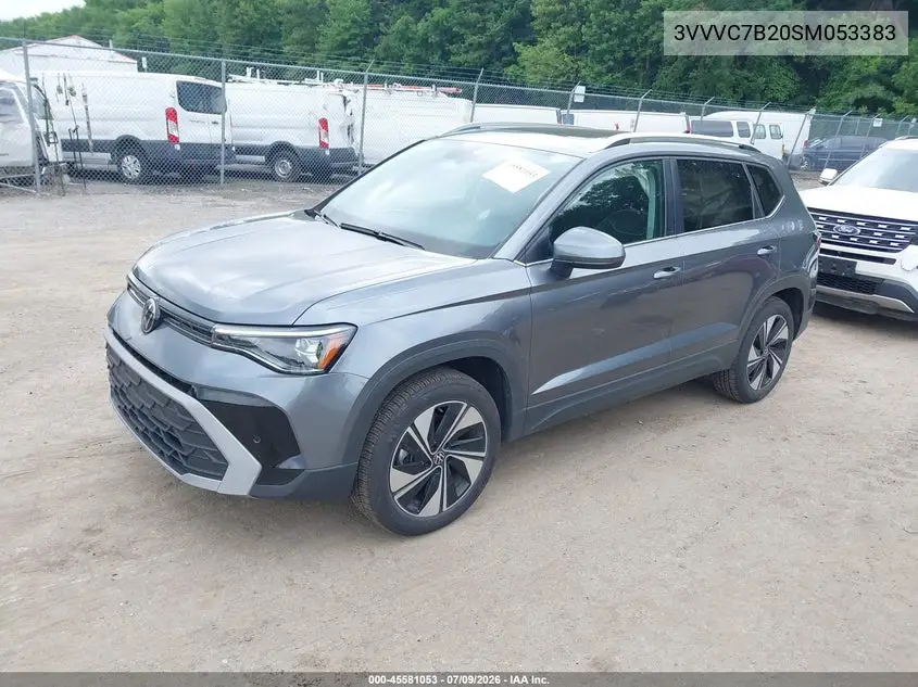 2025 Volkswagen Taos 1.5T Se VIN: 3VVVC7B20SM053383 Lot: 45581053