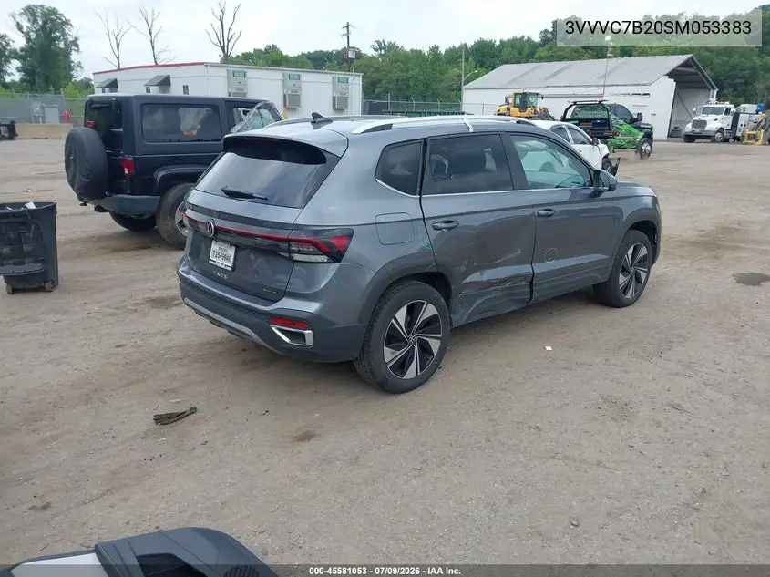 2025 Volkswagen Taos 1.5T Se VIN: 3VVVC7B20SM053383 Lot: 45581053