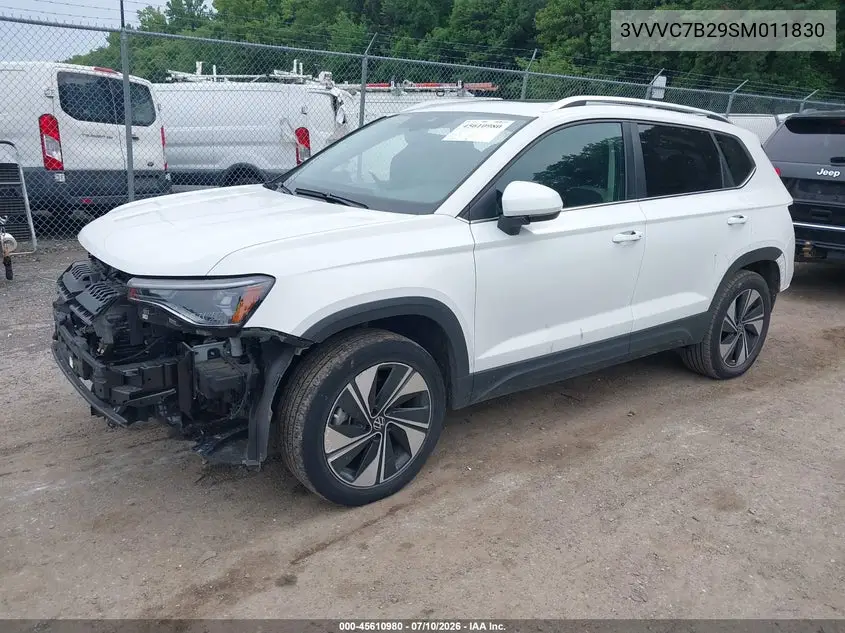 2025 Volkswagen Taos 1.5T Se VIN: 3VVVC7B29SM011830 Lot: 45610980
