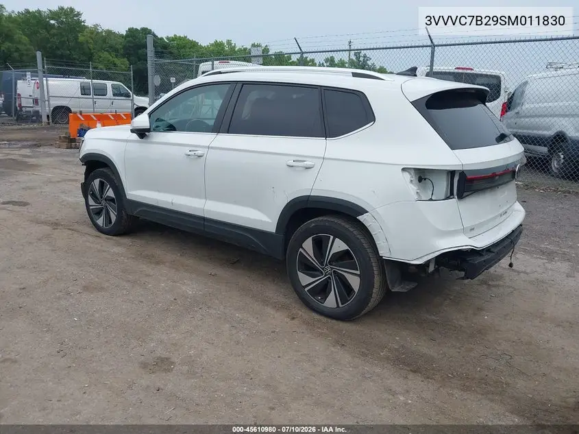 2025 Volkswagen Taos 1.5T Se VIN: 3VVVC7B29SM011830 Lot: 45610980