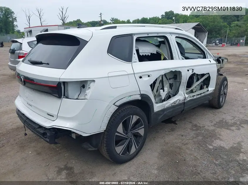 2025 Volkswagen Taos 1.5T Se VIN: 3VVVC7B29SM011830 Lot: 45610980