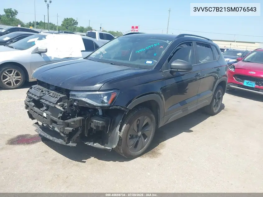 2025 Volkswagen Taos 1.5T S VIN: 3VV5C7B21SM076543 Lot: 45659734