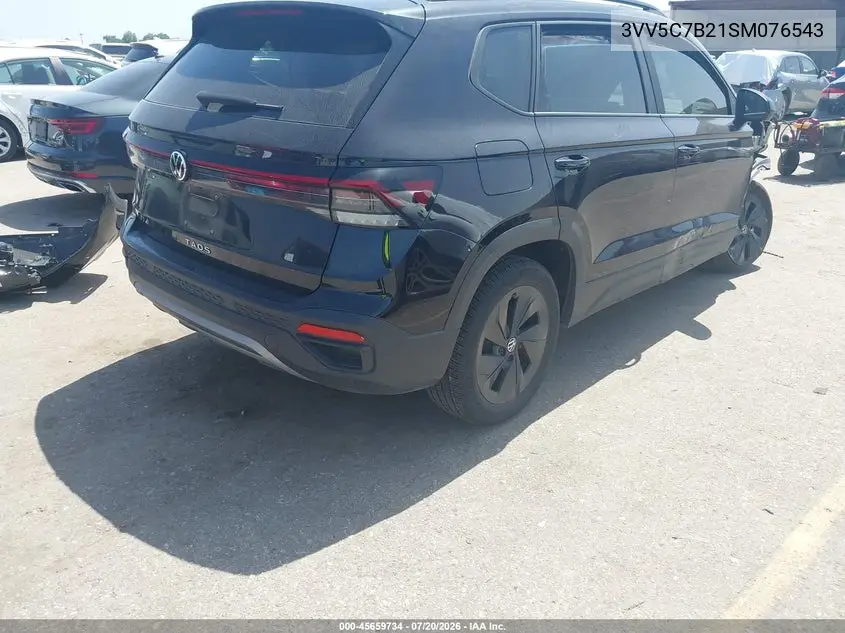 2025 Volkswagen Taos 1.5T S VIN: 3VV5C7B21SM076543 Lot: 45659734