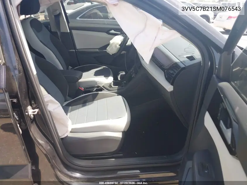 2025 Volkswagen Taos 1.5T S VIN: 3VV5C7B21SM076543 Lot: 45659734