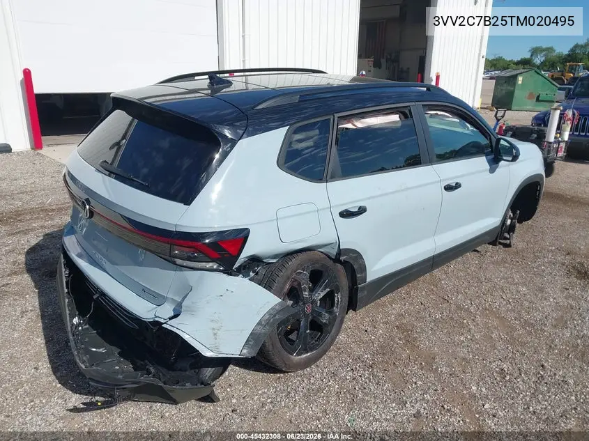 2026 Volkswagen Taos Se Black VIN: 3VV2C7B25TM020495 Lot: 45432308