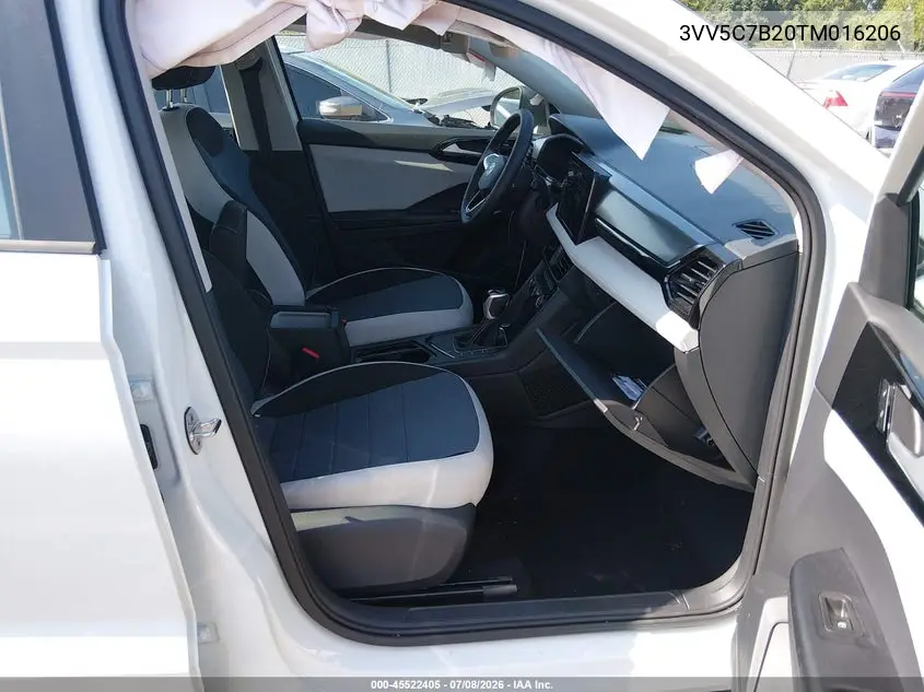 2026 Volkswagen Taos S VIN: 3VV5C7B20TM016206 Lot: 45522405