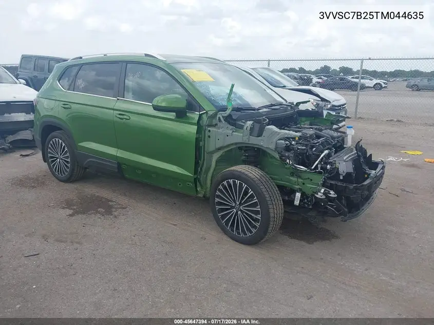 2026 Volkswagen Taos Se VIN: 3VVSC7B25TM044635 Lot: 45647394