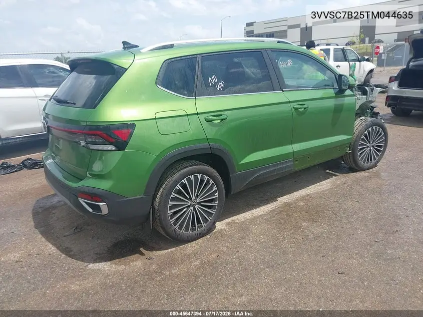 2026 Volkswagen Taos Se VIN: 3VVSC7B25TM044635 Lot: 45647394