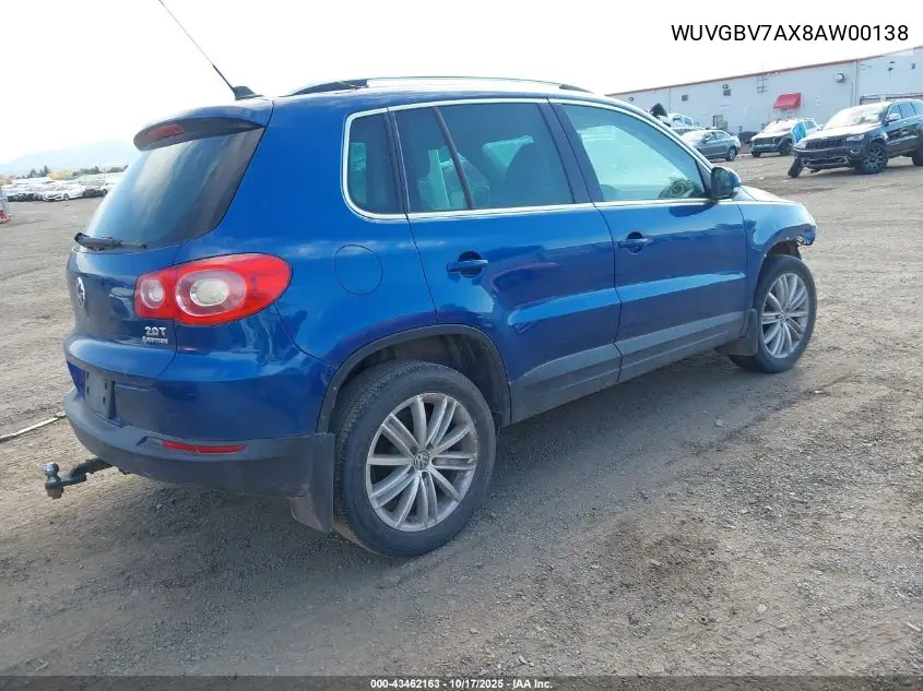 WVGBV7AX8AW001387 2010 Volkswagen Tiguan Se/Sel