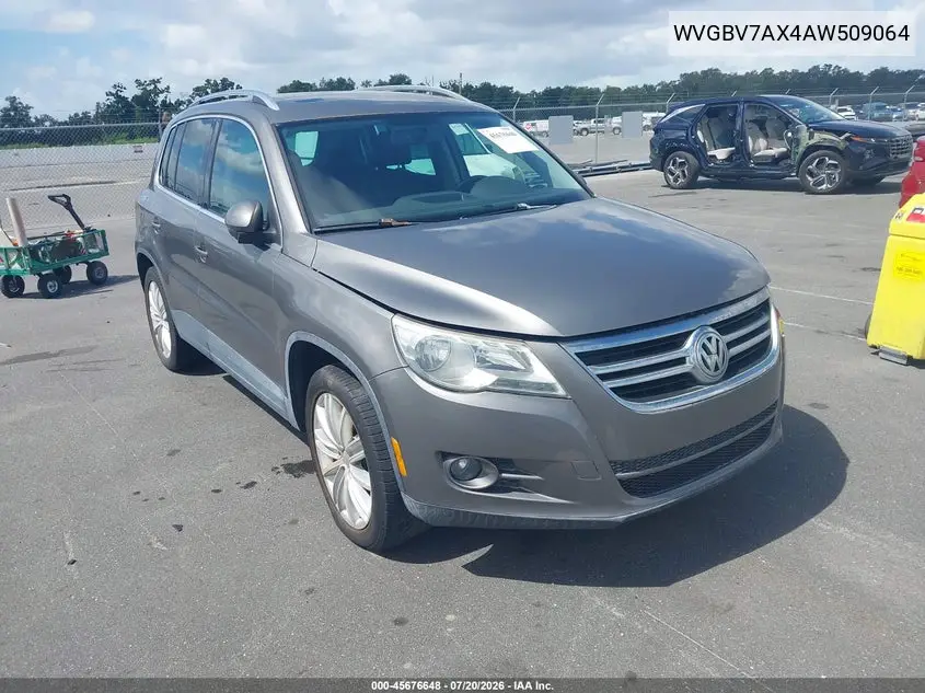 2010 Volkswagen Tiguan Se VIN: WVGBV7AX4AW509064 Lot: 45676648