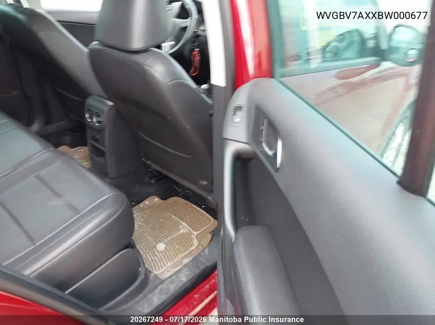2011 Volkswagen Tiguan 2.0 Tsi VIN: WVGBV7AXXBW000677 Lot: 20267249