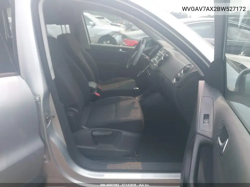 2011 Volkswagen Tiguan S VIN: WVGAV7AX2BW527172 Lot: 45587062