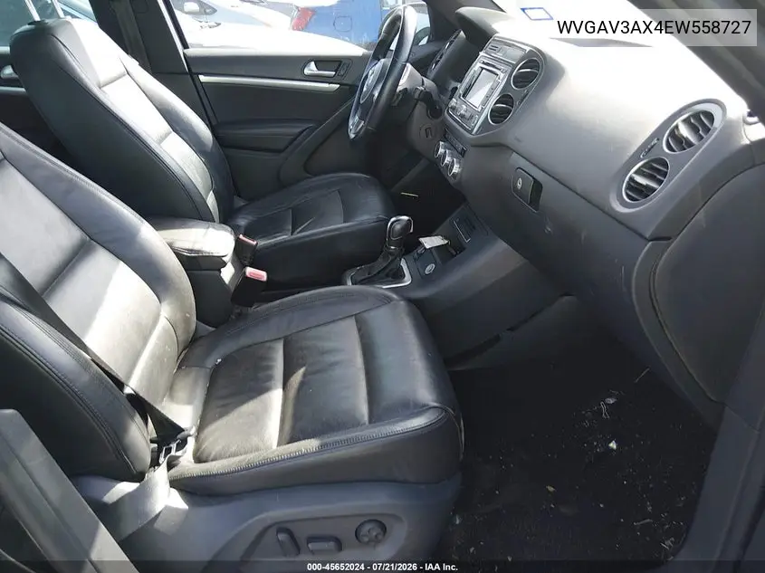 2014 Volkswagen Tiguan R-Line VIN: WVGAV3AX4EW558727 Lot: 45652024