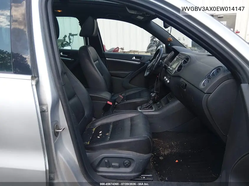 2014 Volkswagen Tiguan R-Line VIN: WVGBV3AX0EW014147 Lot: 45674365