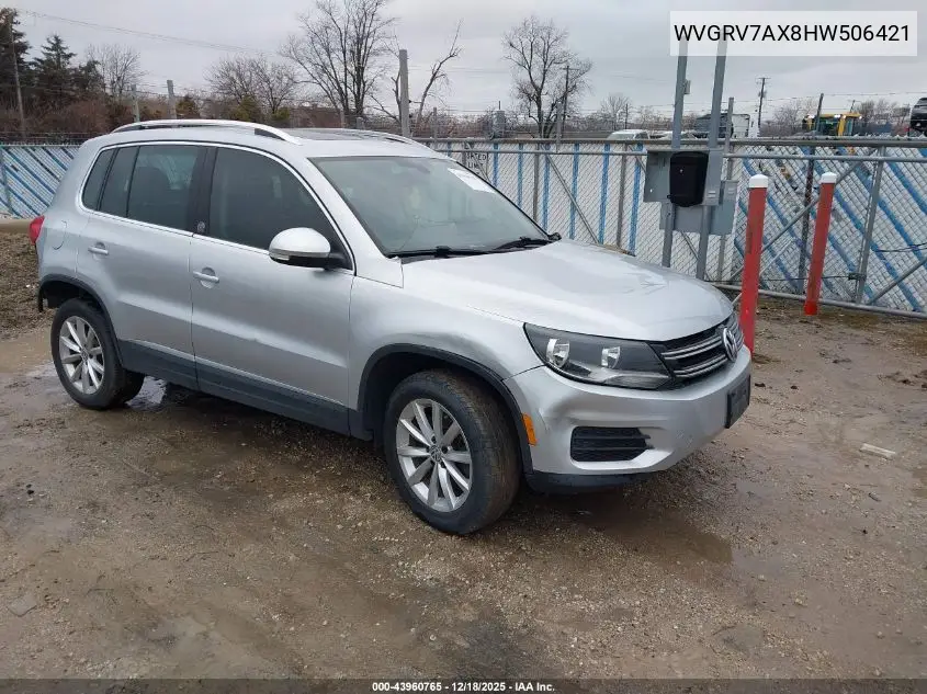 WVGRV7AX8HW506421 2017 Volkswagen Tiguan 2.0T Wolfsburg Edition