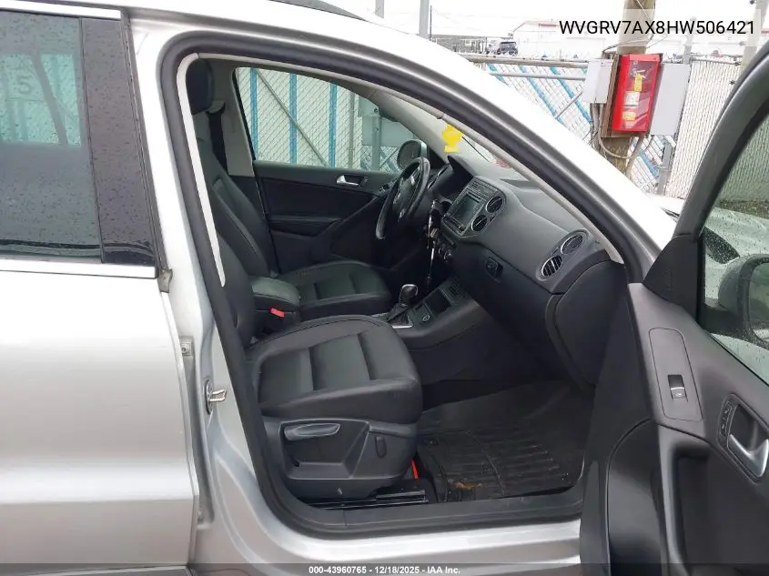 WVGRV7AX8HW506421 2017 Volkswagen Tiguan 2.0T Wolfsburg Edition