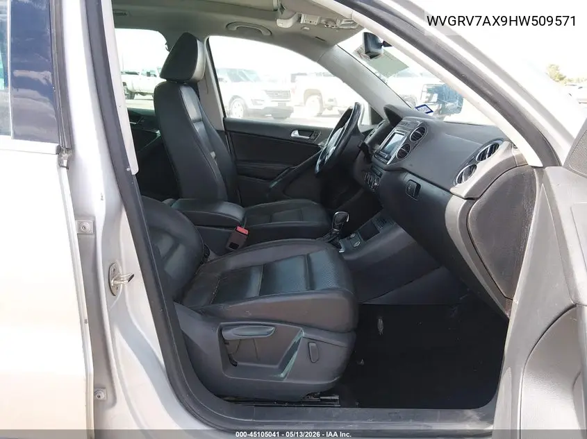 2017 Volkswagen Tiguan 2.0T Wolfsburg Edition VIN: WVGRV7AX9HW509571 Lot: 45105041