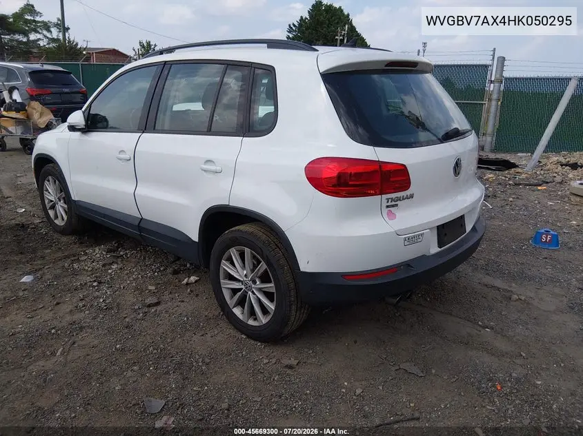 2017 Volkswagen Tiguan 2.0T/2.0T S VIN: WVGBV7AX4HK050295 Lot: 45669300