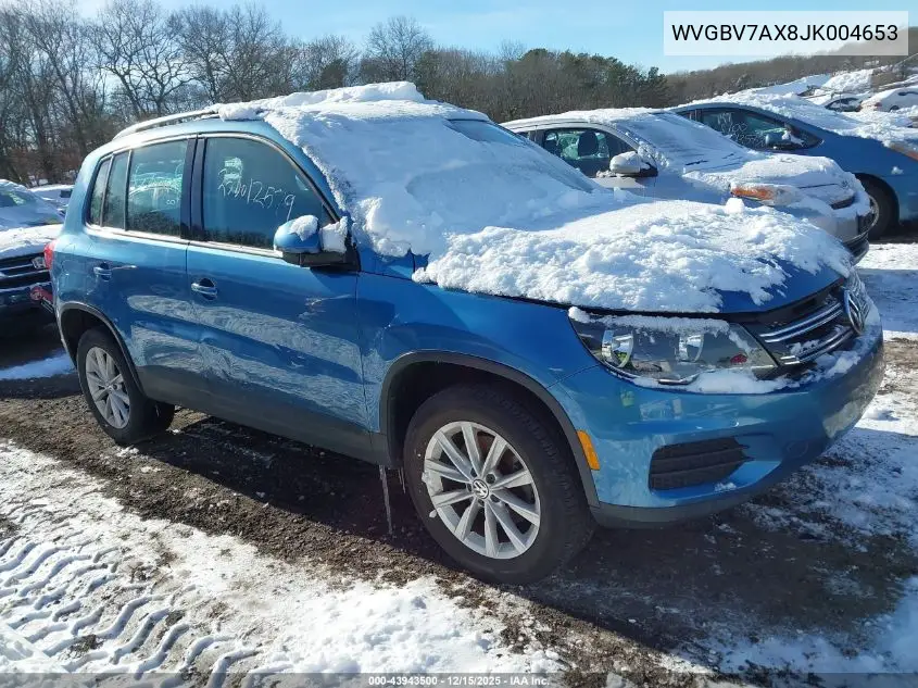 WVGBV7AX8JK004653 2018 Volkswagen Tiguan Limited 2.0T