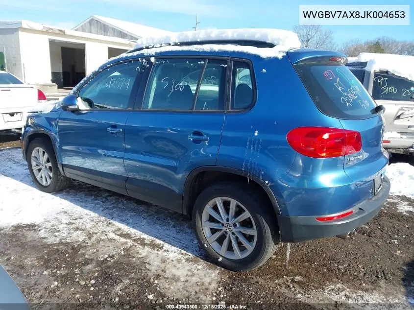 WVGBV7AX8JK004653 2018 Volkswagen Tiguan Limited 2.0T