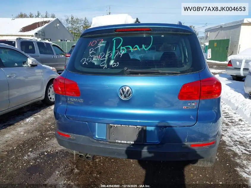 WVGBV7AX8JK004653 2018 Volkswagen Tiguan Limited 2.0T