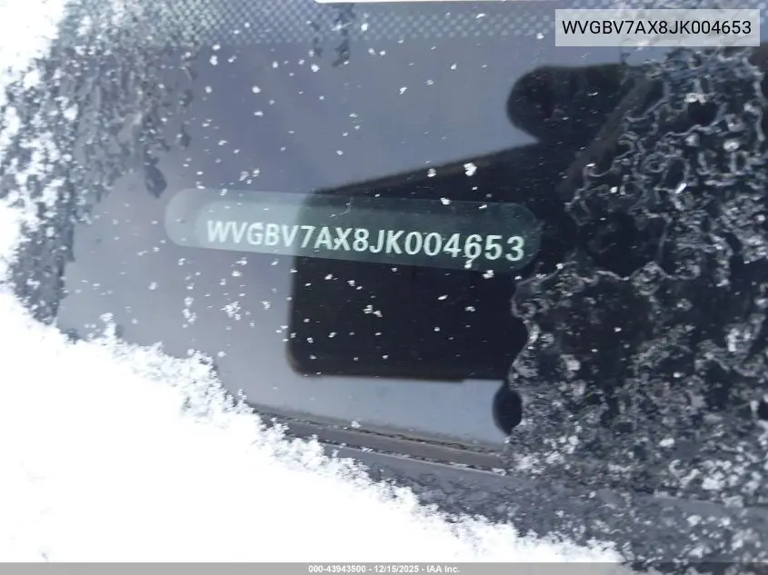 WVGBV7AX8JK004653 2018 Volkswagen Tiguan Limited 2.0T