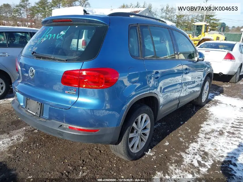 WVGBV7AX8JK004653 2018 Volkswagen Tiguan Limited 2.0T