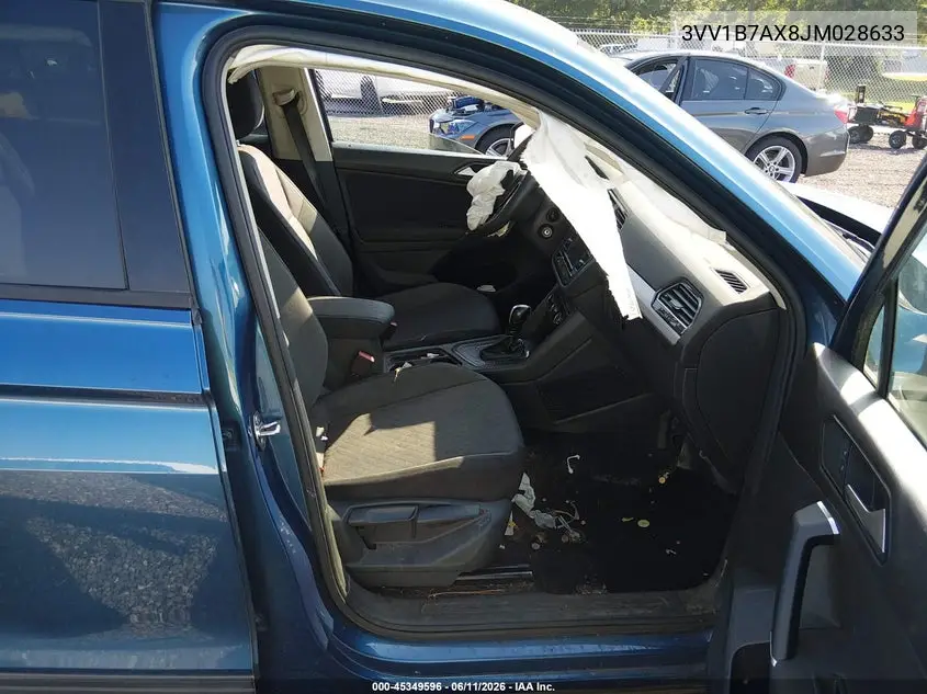 2018 Volkswagen Tiguan 2.0T S VIN: 3VV1B7AX8JM028633 Lot: 45349596