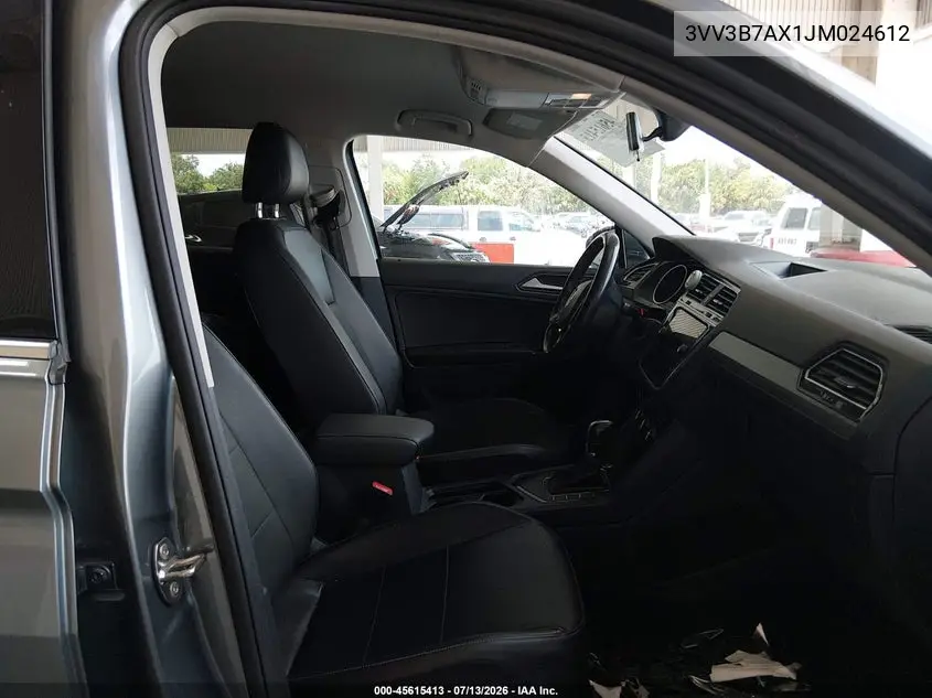 2018 Volkswagen Tiguan 2.0T Se/2.0T Sel VIN: 3VV3B7AX1JM024612 Lot: 45615413