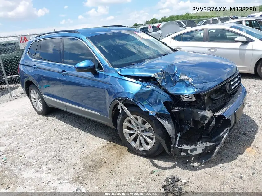 2018 Volkswagen Tiguan 2.0T Se/2.0T Sel VIN: 3VV3B7AXXJM133280 Lot: 45630796