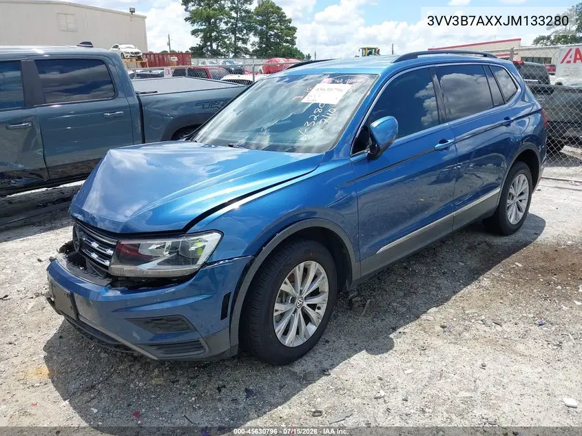 2018 Volkswagen Tiguan 2.0T Se/2.0T Sel VIN: 3VV3B7AXXJM133280 Lot: 45630796