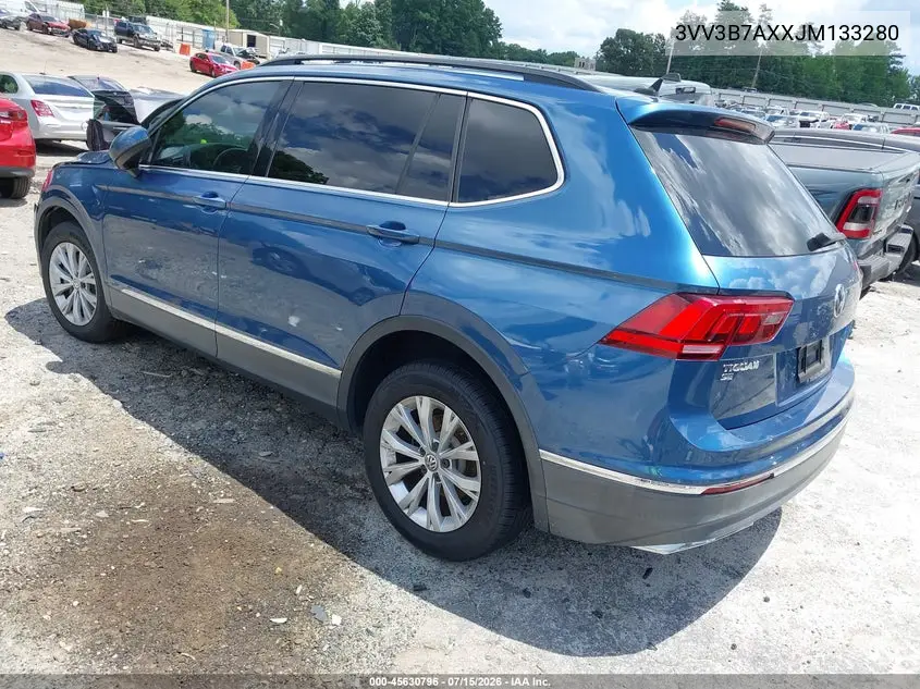 2018 Volkswagen Tiguan 2.0T Se/2.0T Sel VIN: 3VV3B7AXXJM133280 Lot: 45630796