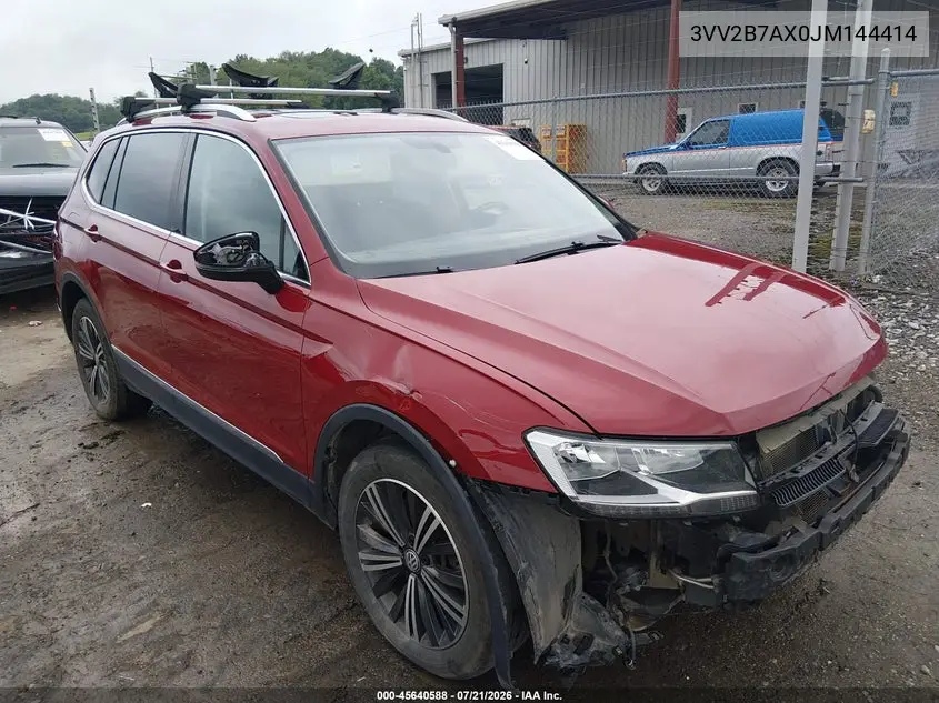 2018 Volkswagen Tiguan 2.0T Se/2.0T Sel VIN: 3VV2B7AX0JM144414 Lot: 45640588