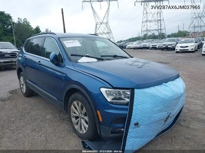 2018 Volkswagen Tiguan 2.0T Se/2.0T Sel VIN: 3VV2B7AX6JM037965 Lot: 45642037