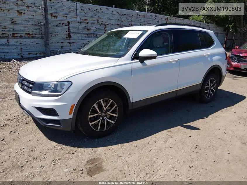 3VV2B7AXXJM190803 2018 Volkswagen Tiguan 2.0T Se/2.0T Sel