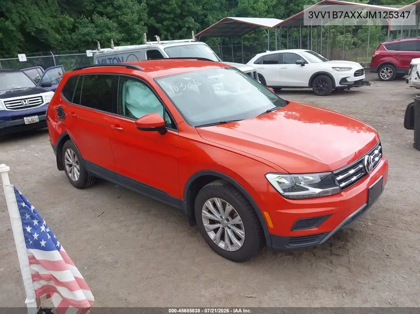 2018 Volkswagen Tiguan 2.0T S VIN: 3VV1B7AXXJM125347 Lot: 45685838
