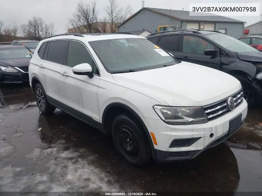 3VV2B7AX0KM007958 2019 Volkswagen Tiguan 2.0T Se/2.0T Sel/2.0T Sel R-Line/2.0T Sel R-Line Black
