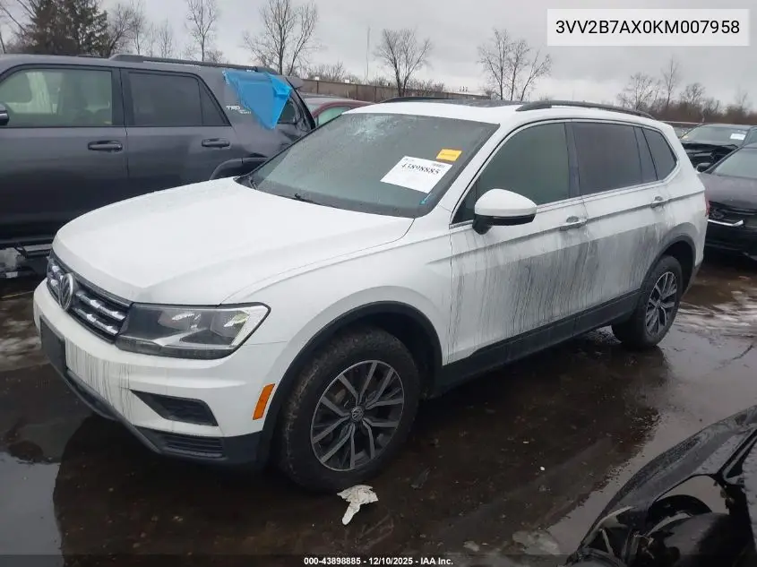 3VV2B7AX0KM007958 2019 Volkswagen Tiguan 2.0T Se/2.0T Sel/2.0T Sel R-Line/2.0T Sel R-Line Black