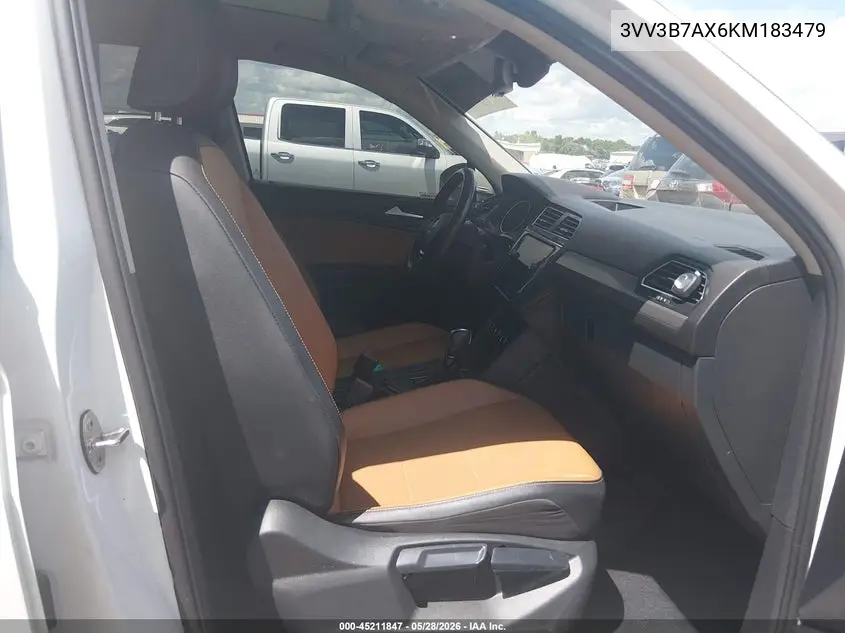 2019 Volkswagen Tiguan 2.0T Se/2.0T Sel/2.0T Sel R-Line/2.0T Sel R-Line Black VIN: 3VV3B7AX6KM183479 Lot: 45211847